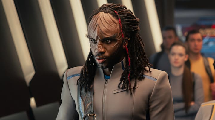 Karim Diané as Jay-Den in Star Trek: Starfleet Academy, episode 1, season 1, streaming on Paramount+, 2025. Photo Credit: Brooke Palmer/Paramount+. Karim Diané as Jay-Den in Star Trek: Starfleet Academy, episode 1, season 1, streaming on Paramount+, 2025. Photo Credit: Brooke Palmer/Paramount+.