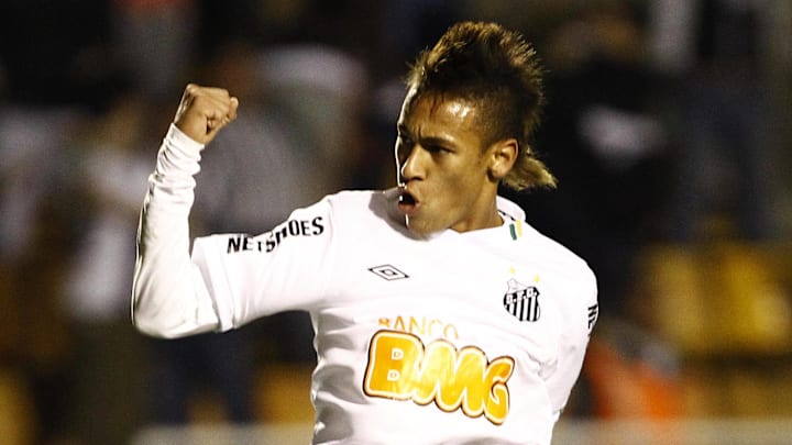 Neymar won the Copa Libertadores with Santos in 2011