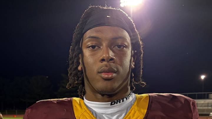 Glassboro junior Xavier Sabb was named Most Valuable Player in a 36-20 win over Haddonfield at the Battle at the Beach. August 30, 2025