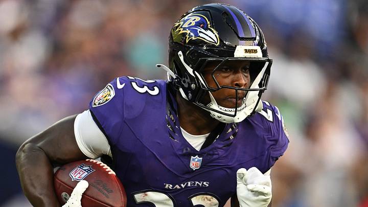 Baltimore Ravens running back Adam Randall Baltimore Ravens running back Adam Randall