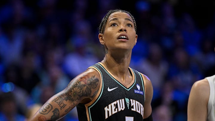 New York Liberty guard Natasha Cloud (9)