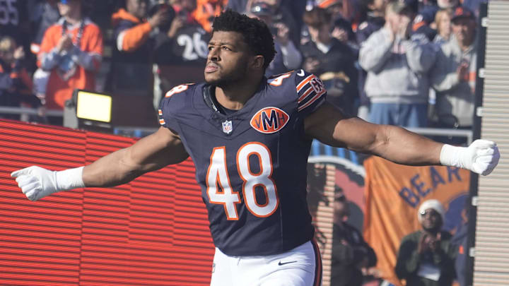 Chicago Bears linebacker D'Marco Jackson Chicago Bears linebacker D'Marco Jackson