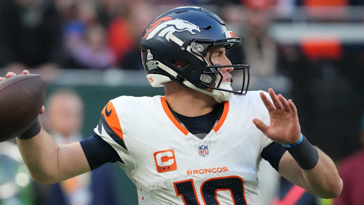 Denver Broncos quarterback Bo Nix 