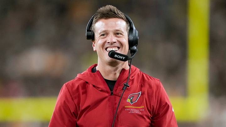 Aug 28, 2026; Green Bay, Wisconsin, USA; Arizona Cardinals head coach Mike LaFleur during the game against the Green Bay Packers at Lambeau Field. Mandatory Credit: Jeff Hanisch-Imagn Images Aug 28, 2026; Green Bay, Wisconsin, USA; Arizona Cardinals head coach Mike LaFleur during the game against the Green Bay Packers at Lambeau Field. Mandatory Credit: Jeff Hanisch-Imagn Images