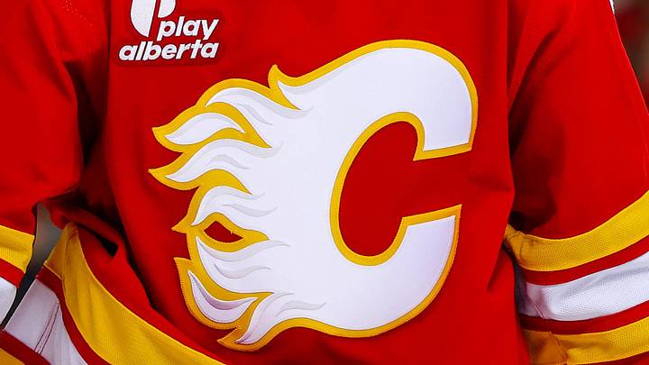 Apr 16, 2026; Calgary, Alberta, CAN; Calgary Flames defenseman Olli Maatta (3) against the Los Angeles Kings during the third period at Scotiabank Saddledome. Mandatory Credit: Sergei Belski-Imagn Images Apr 16, 2026; Calgary, Alberta, CAN; Calgary Flames defenseman Olli Maatta (3) against the Los Angeles Kings during the third period at Scotiabank Saddledome. Mandatory Credit: Sergei Belski-Imagn Images
