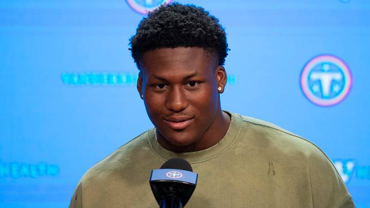 Tennessee Titans second round pick in the 2026 NFL Draft linebacker Anthony Hill Jr. Tennessee Titans second round pick in the 2026 NFL Draft linebacker Anthony Hill Jr.