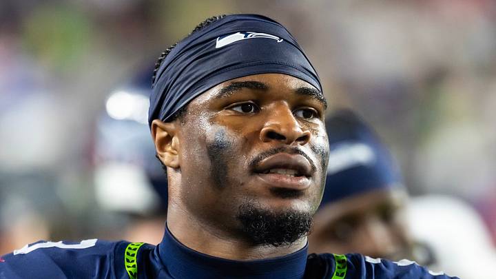  Seattle Seahawks safety Nick Emmanwori on the sidelines