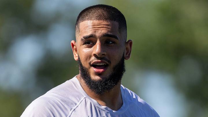 Detroit Lions defensive end Ahmed Hassanein (99). Detroit Lions defensive end Ahmed Hassanein (99).