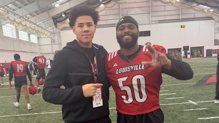 Cleveland (Oh.) Brush defensive end Munir Lewis and Louisville defensive end Clev Lubin