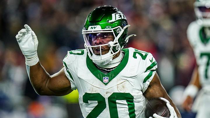 New York Jets running back Breece Hall New York Jets running back Breece Hall
