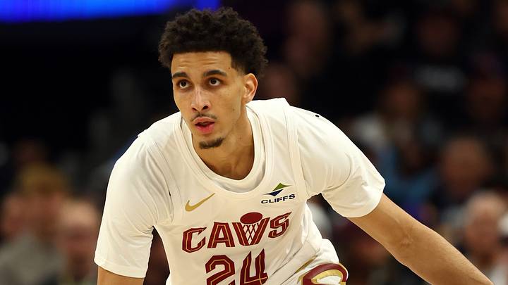 Jan 30, 2026; Phoenix, Arizona, USA; Cleveland Cavaliers guard Tyrese Proctor (24) against the Phoenix Suns at Mortgage Matchup Center. Mandatory Credit: Mark J. Rebilas-Imagn Images Jan 30, 2026; Phoenix, Arizona, USA; Cleveland Cavaliers guard Tyrese Proctor (24) against the Phoenix Suns at Mortgage Matchup Center. Mandatory Credit: Mark J. Rebilas-Imagn Images