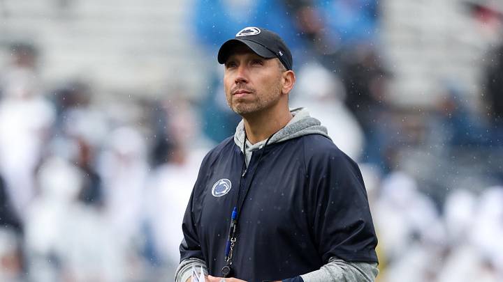 Apr 25, 2026; University Park, PA, USA; Penn State Nittany Lions head coach Matt Campbell looks on from the field during the Penn State Blue-White Spring game at Beaver Stadium. Mandatory Credit: Matthew O'Haren-Imagn Images Apr 25, 2026; University Park, PA, USA; Penn State Nittany Lions head coach Matt Campbell looks on from the field during the Penn State Blue-White Spring game at Beaver Stadium. Mandatory Credit: Matthew O'Haren-Imagn Images