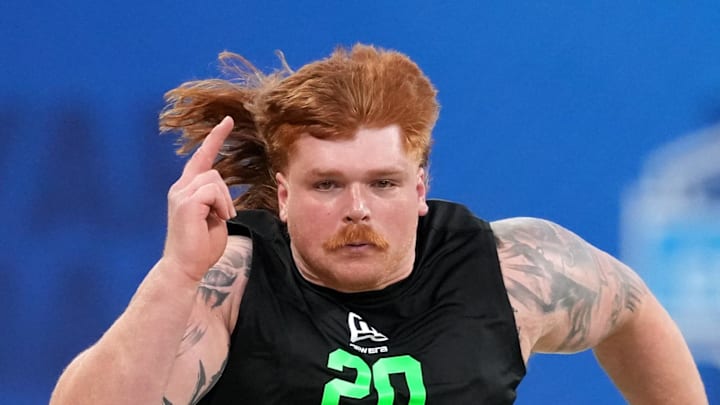 Iowa offensive lineman Gennings Dunker 