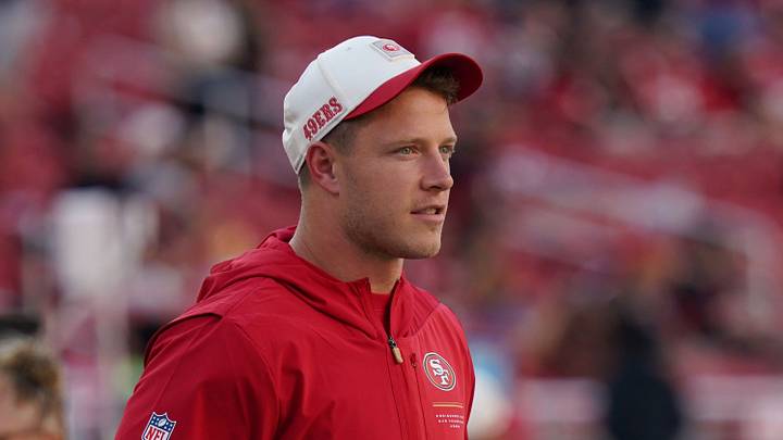 San Francisco 49ers running back Christian McCaffrey (23)