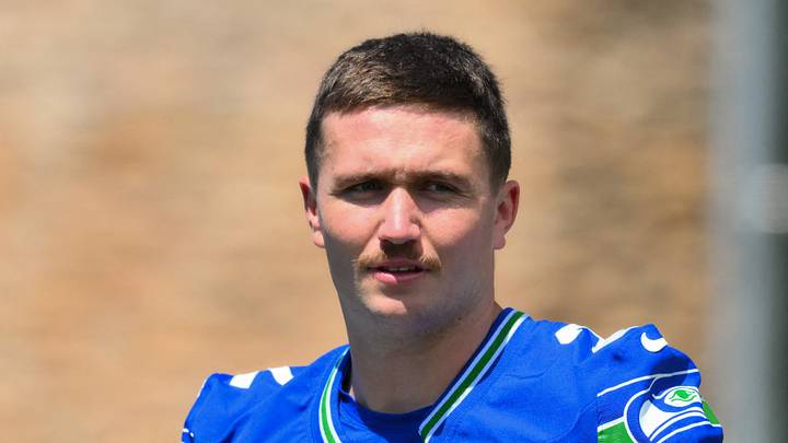 Seattle Seahawks quarterback Drew Lock (2) during minicamp 