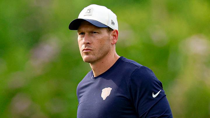 Chicago Bears head coach Ben Johnson