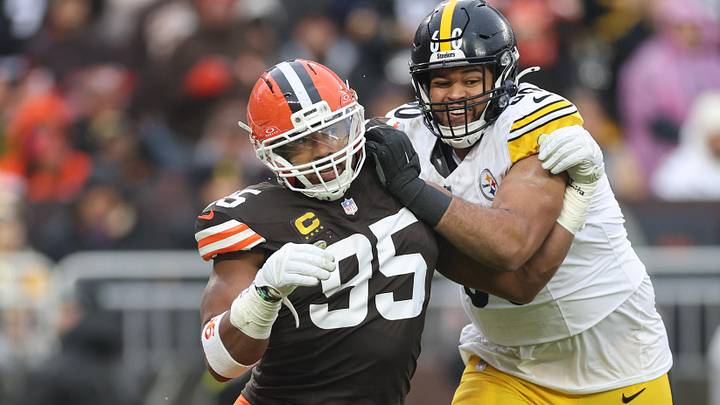 Cleveland Browns defensive end Myles Garrett
