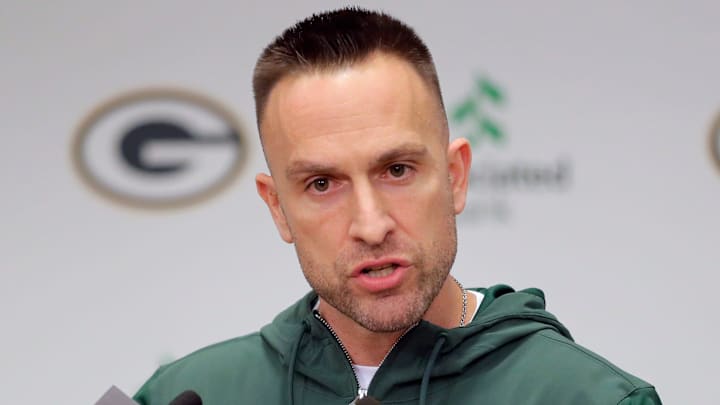Green Bay Packers defensive coordinator Jeff Hafley Green Bay Packers defensive coordinator Jeff Hafley
