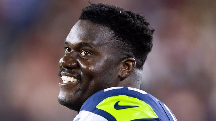 Seattle Seahawks center Olu Oluwatimi 