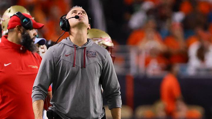 Florida State Seminoles head coach Mike Norvell 