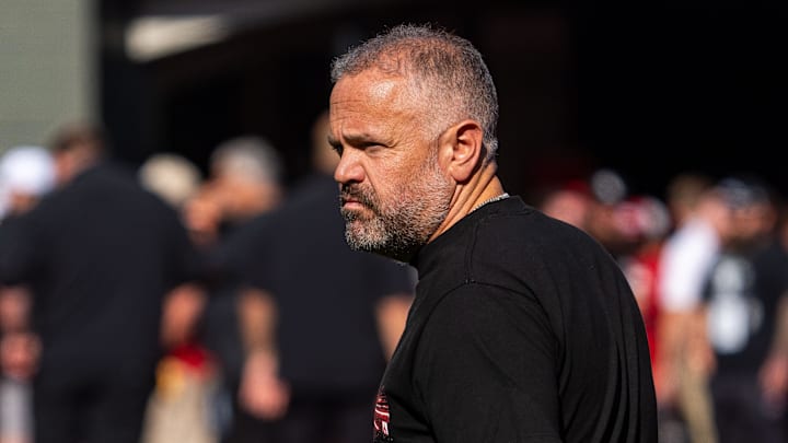 Nebraska Cornhuskers head coach Matt Rhule.
