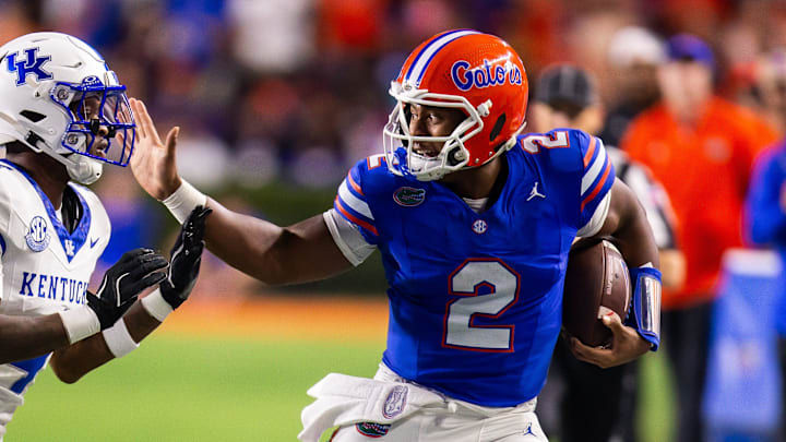 Florida Gators quarterback DJ Lagway had an excellent game against Kentucky, his debut as the Gators' full-time starter.
