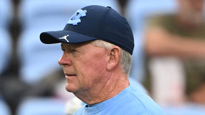 Oct 3, 2026; Chapel Hill, North Carolina, USA; North Carolina Tar Heels offensive coordinator Bobby Petrino on the field before the game at Kenan Stadium. Mandatory Credit: Bob Donnan-Imagn Images Oct 3, 2026; Chapel Hill, North Carolina, USA; North Carolina Tar Heels offensive coordinator Bobby Petrino on the field before the game at Kenan Stadium. Mandatory Credit: Bob Donnan-Imagn Images