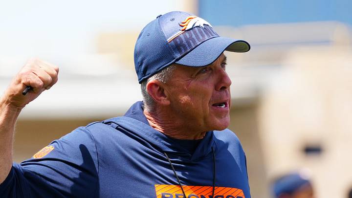 Denver Broncos head coach Sean Payton 
