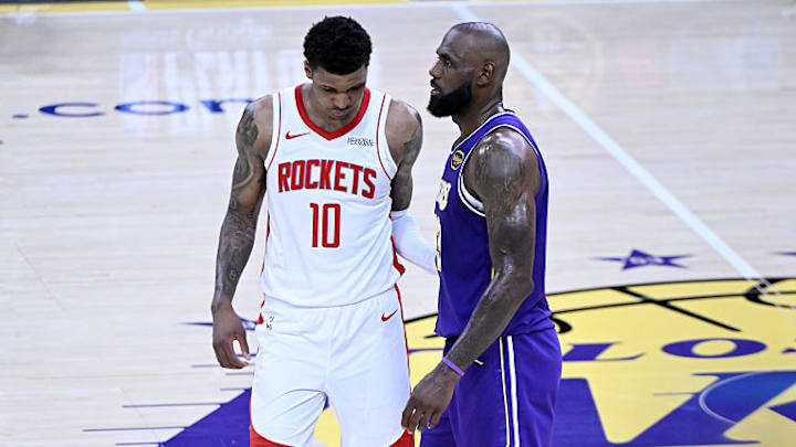 LeBron James and the Lakers are up 3-2 on the Rockets after losing Game 5 at home on Wednesday night.