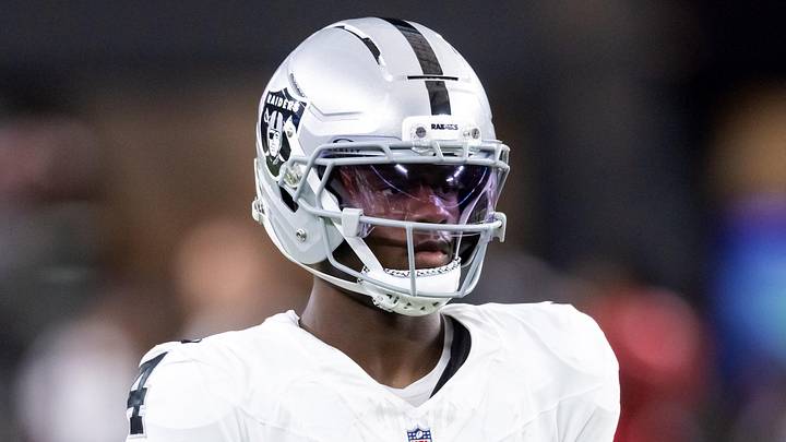 Las Vegas Raiders wide receiver Shedrick Jackson against the Arizona Cardinals during a preseason NFL game. Las Vegas Raiders wide receiver Shedrick Jackson against the Arizona Cardinals during a preseason NFL game.