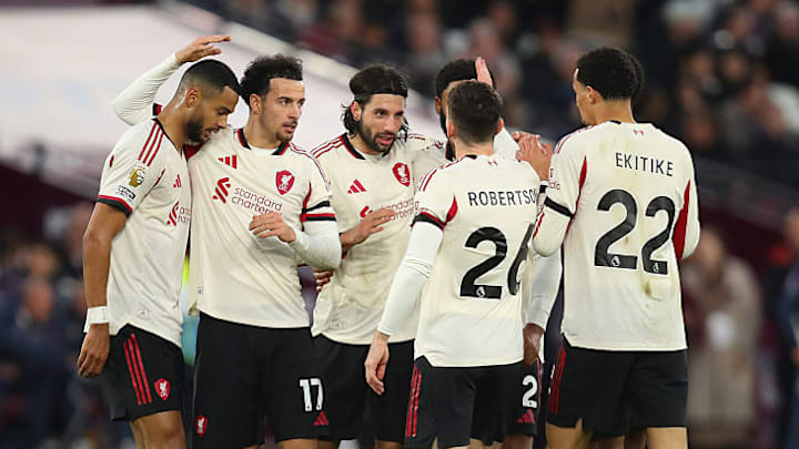 Liverpool are seeking successive away wins.