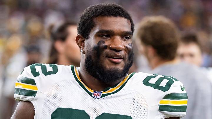 Green Bay Packers center Jacob Monk. Green Bay Packers center Jacob Monk.