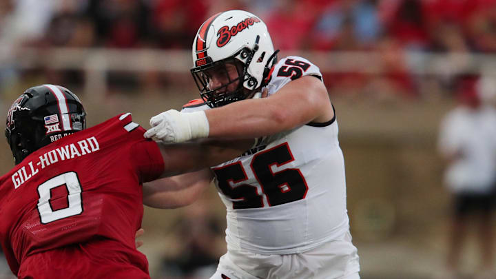Texas Tech Red Raiders defensive tackle Skyler Gil-Howard rushes against Oregon State Beavers offensive lineman Dylan Sikorski Texas Tech Red Raiders defensive tackle Skyler Gil-Howard rushes against Oregon State Beavers offensive lineman Dylan Sikorski