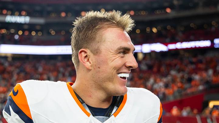 Denver Broncos quarterback Bo Nix 