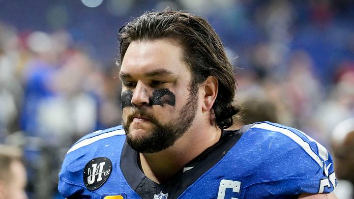 Indianapolis Colts guard Quenton Nelson leaves the field Indianapolis Colts guard Quenton Nelson leaves the field