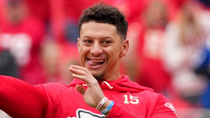 Kansas City Chiefs quarterback Patrick Mahomes. Kansas City Chiefs quarterback Patrick Mahomes.