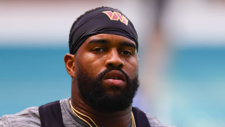 Former Washington Commanders defensive tackle Jonathan Allen 