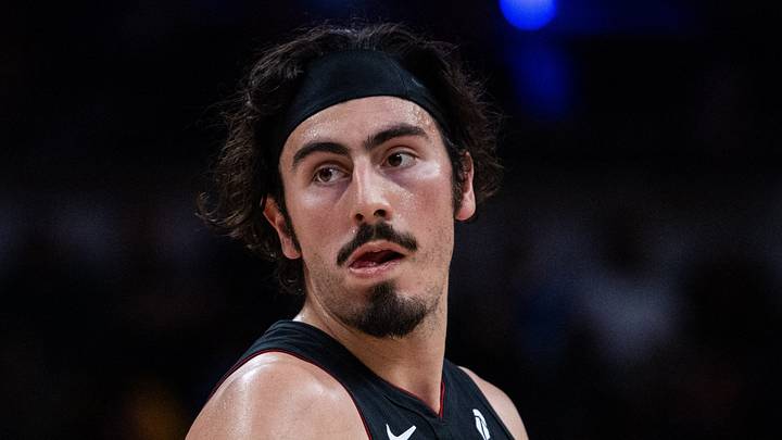 Miami Heat guard Jaime Jaquez Jr. (11) in the second half against the Indiana Pacers at Gainbridge Fieldhouse on January 10, 2026.