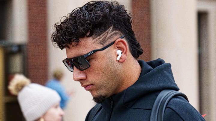 Oct 25, 2025; Lincoln, Nebraska, USA; Nebraska Cornhuskers quarterback Dylan Raiola (15) arrives before the game against the Northwestern Wildcats at Memorial Stadium. Mandatory Credit: Dylan Widger-Imagn Images Oct 25, 2025; Lincoln, Nebraska, USA; Nebraska Cornhuskers quarterback Dylan Raiola (15) arrives before the game against the Northwestern Wildcats at Memorial Stadium. Mandatory Credit: Dylan Widger-Imagn Images