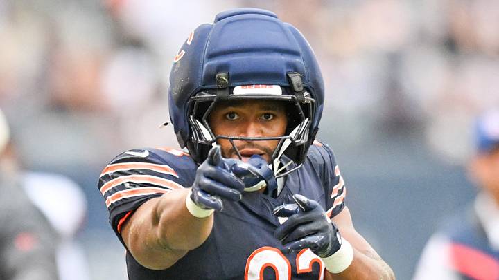 Chicago Bears running back Roschon Johnson