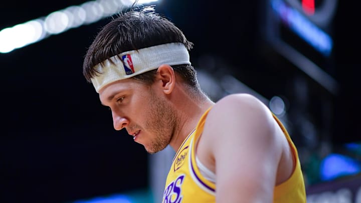 Los Angeles Lakers guard Austin Reaves (15) during the second half at Crypto.com Arena on March 12, 2026