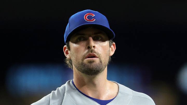 Aug 25, 2026; Phoenix, Arizona, USA; Chicago Cubs pitcher Clay Holmes against the Arizona Diamondbacks at Chase Field. Mandatory Credit: Mark J. Rebilas-Imagn Images Aug 25, 2026; Phoenix, Arizona, USA; Chicago Cubs pitcher Clay Holmes against the Arizona Diamondbacks at Chase Field. Mandatory Credit: Mark J. Rebilas-Imagn Images