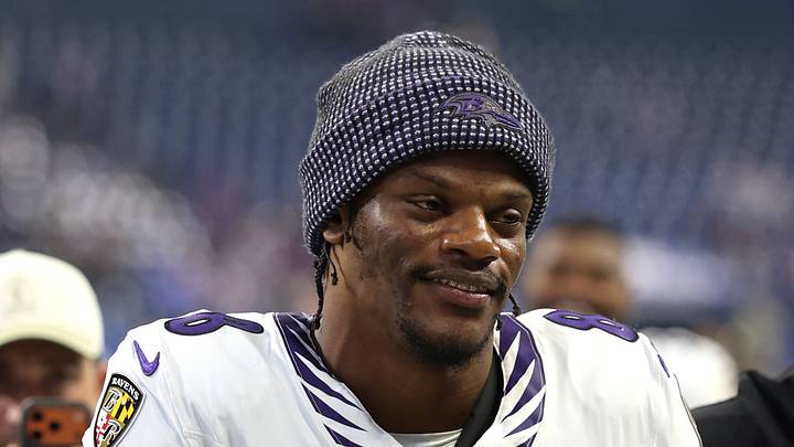 Sep 13, 2026; Indianapolis, Indiana, USA; Baltimore Ravens quarterback Lamar Jackson (8) comes off the field after the game against the Indianapolis Colts at Lucas Oil Stadium. Mandatory Credit: Trevor Ruszkowski-Imagn Images Sep 13, 2026; Indianapolis, Indiana, USA; Baltimore Ravens quarterback Lamar Jackson (8) comes off the field after the game against the Indianapolis Colts at Lucas Oil Stadium. Mandatory Credit: Trevor Ruszkowski-Imagn Images
