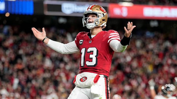 San Francisco 49ers quarterback Brock Purdy