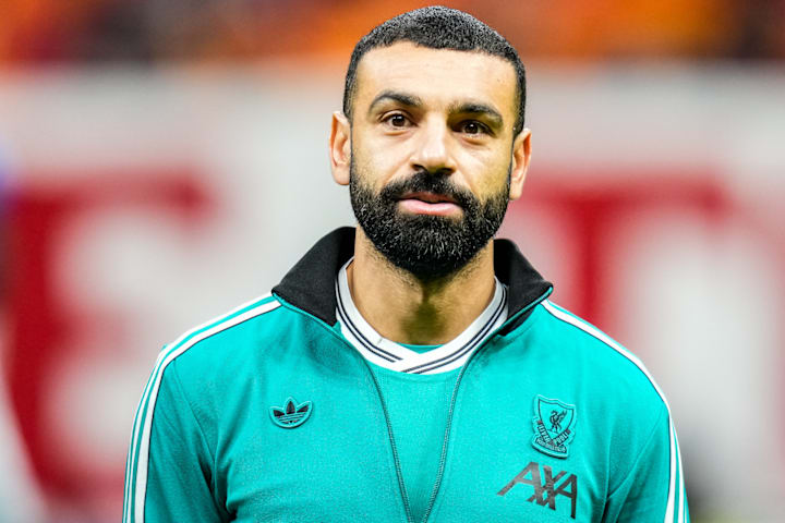 Mohamed Salah playing for Liverpool.