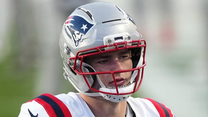 Feb 8, 2026; Santa Clara, CA, USA; New England Patriots quarterback Drake Maye (10) during halftime against the Seattle Seahawks in Super Bowl LX at Levi's Stadium. Mandatory Credit: Darren Yamashita-Imagn Images Feb 8, 2026; Santa Clara, CA, USA; New England Patriots quarterback Drake Maye (10) during halftime against the Seattle Seahawks in Super Bowl LX at Levi's Stadium. Mandatory Credit: Darren Yamashita-Imagn Images