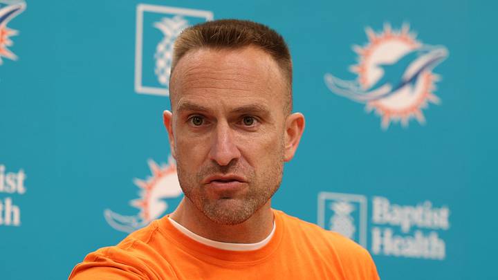 Miami Dolphins head coach Jeff Hafley Miami Dolphins head coach Jeff Hafley