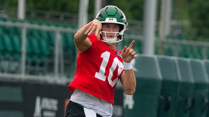 New York Jets quarterback Cade Klubnik New York Jets quarterback Cade Klubnik