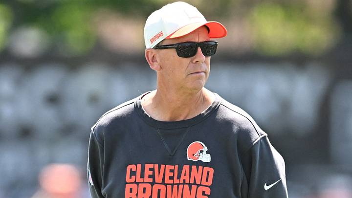  Cleveland Browns head coach Todd Monken during training camp.