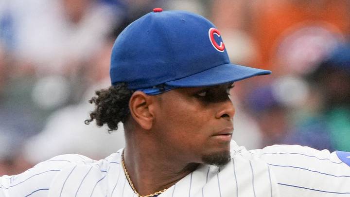 Jun 16, 2026; Chicago, Illinois, USA; Chicago Cubs pitcher Edward Cabrera (30) throws the ball against the Colorado Rockies during the first inning at Wrigley Field. Mandatory Credit: David Banks-Imagn Images Jun 16, 2026; Chicago, Illinois, USA; Chicago Cubs pitcher Edward Cabrera (30) throws the ball against the Colorado Rockies during the first inning at Wrigley Field. Mandatory Credit: David Banks-Imagn Images